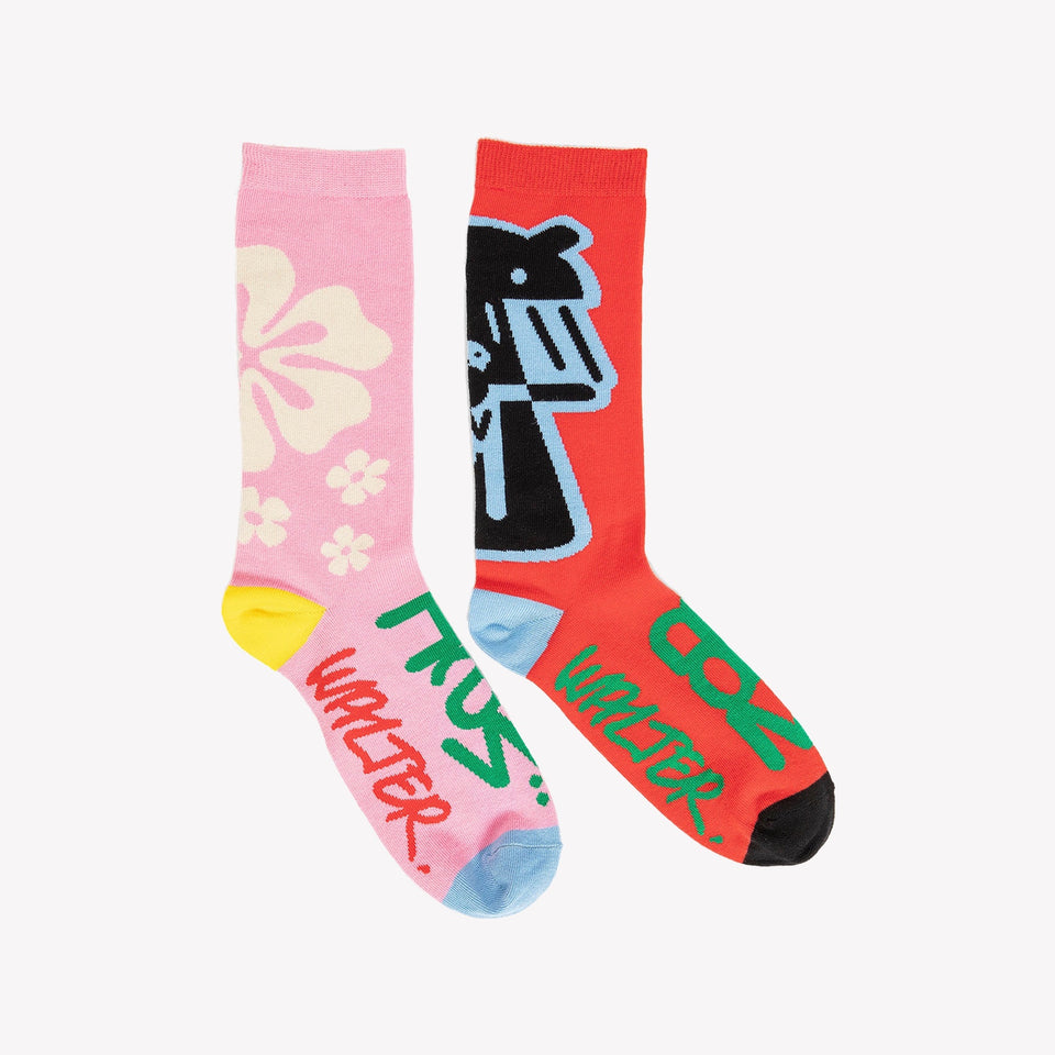 Boom Hawaï Socks Pink