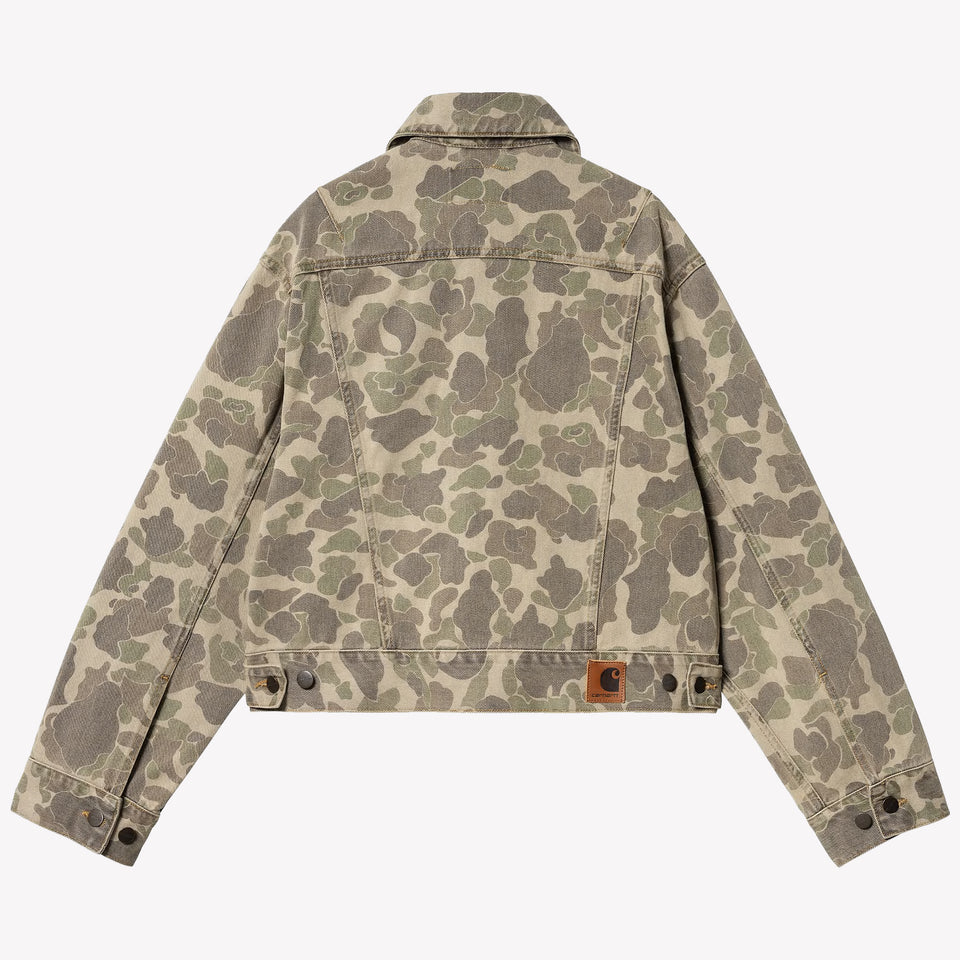 W Camo Duck Orell Denim Jacket Beige