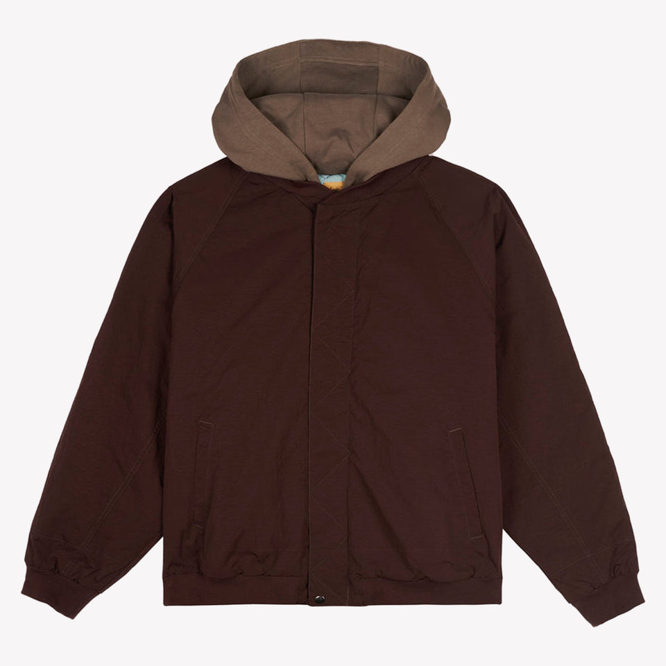 Hooded Flight Jacket Chocolate