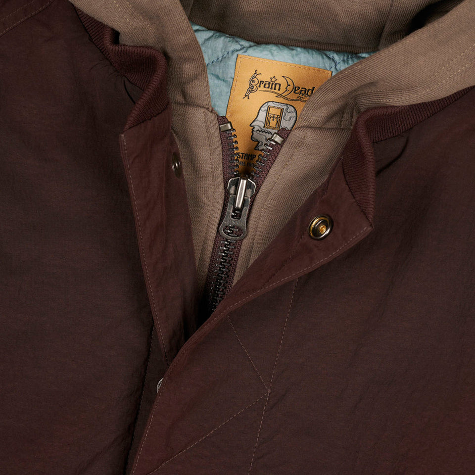 Hooded Flight Jacket Chocolate