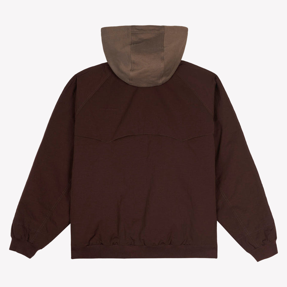 Hooded Flight Jacket Chocolate