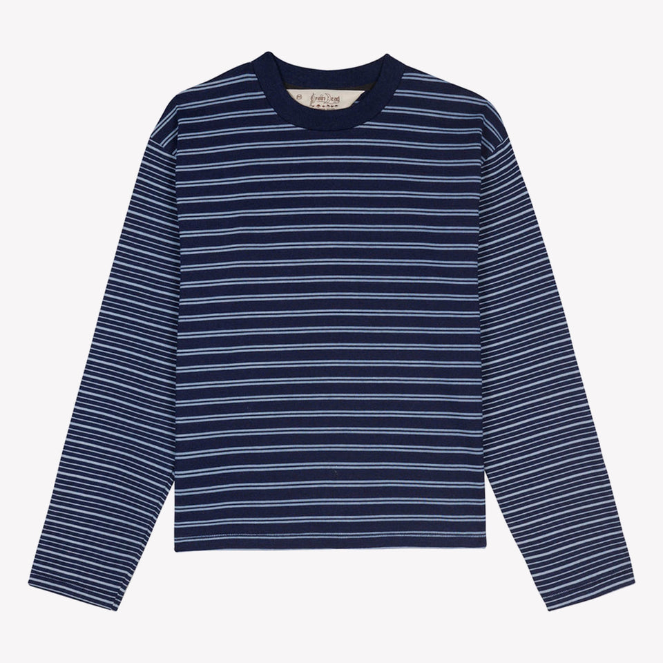 Multi Stripe Long Sleeve Mockneck