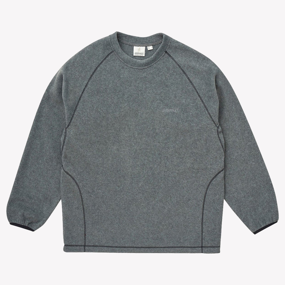 Fleece Raglan Crew Charcoal