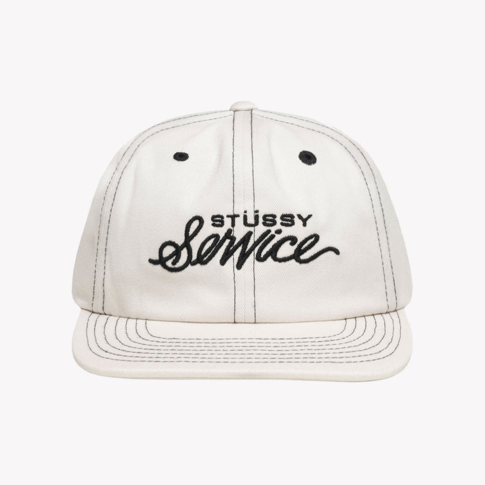 Stussy Service Strapback White