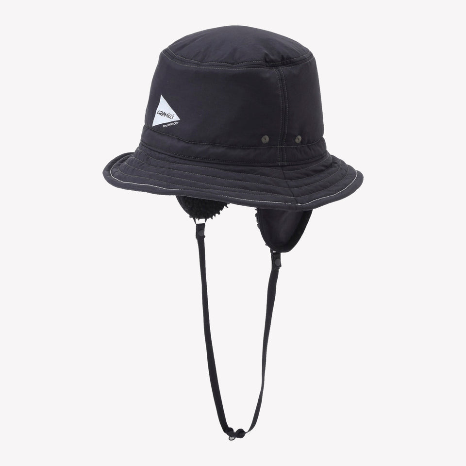 X And Wander Padded Hat Black