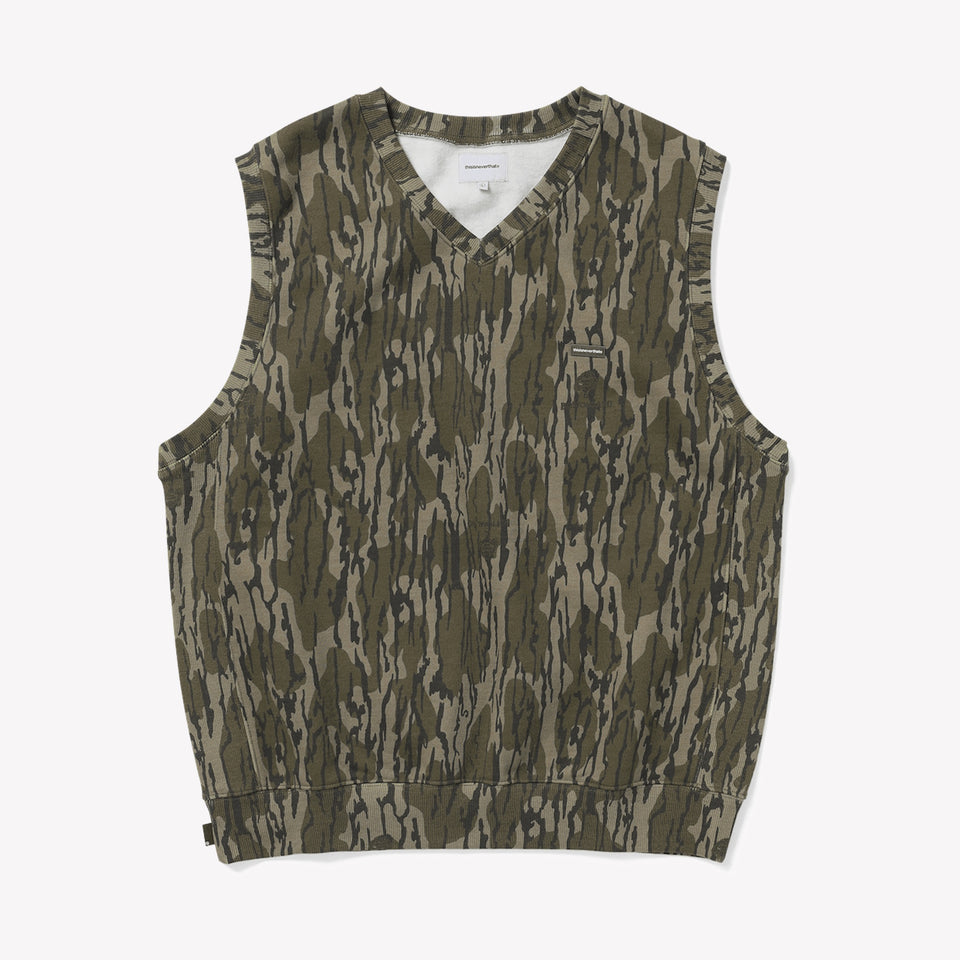 Classic V-Neck Vest Camo