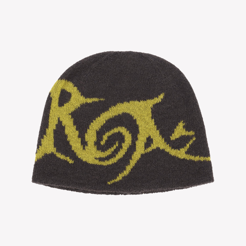 Graphic Beanie Brown