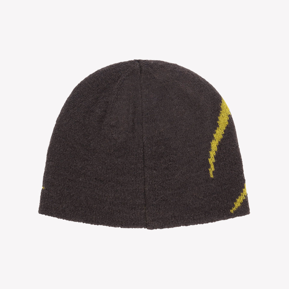 Graphic Beanie Brown