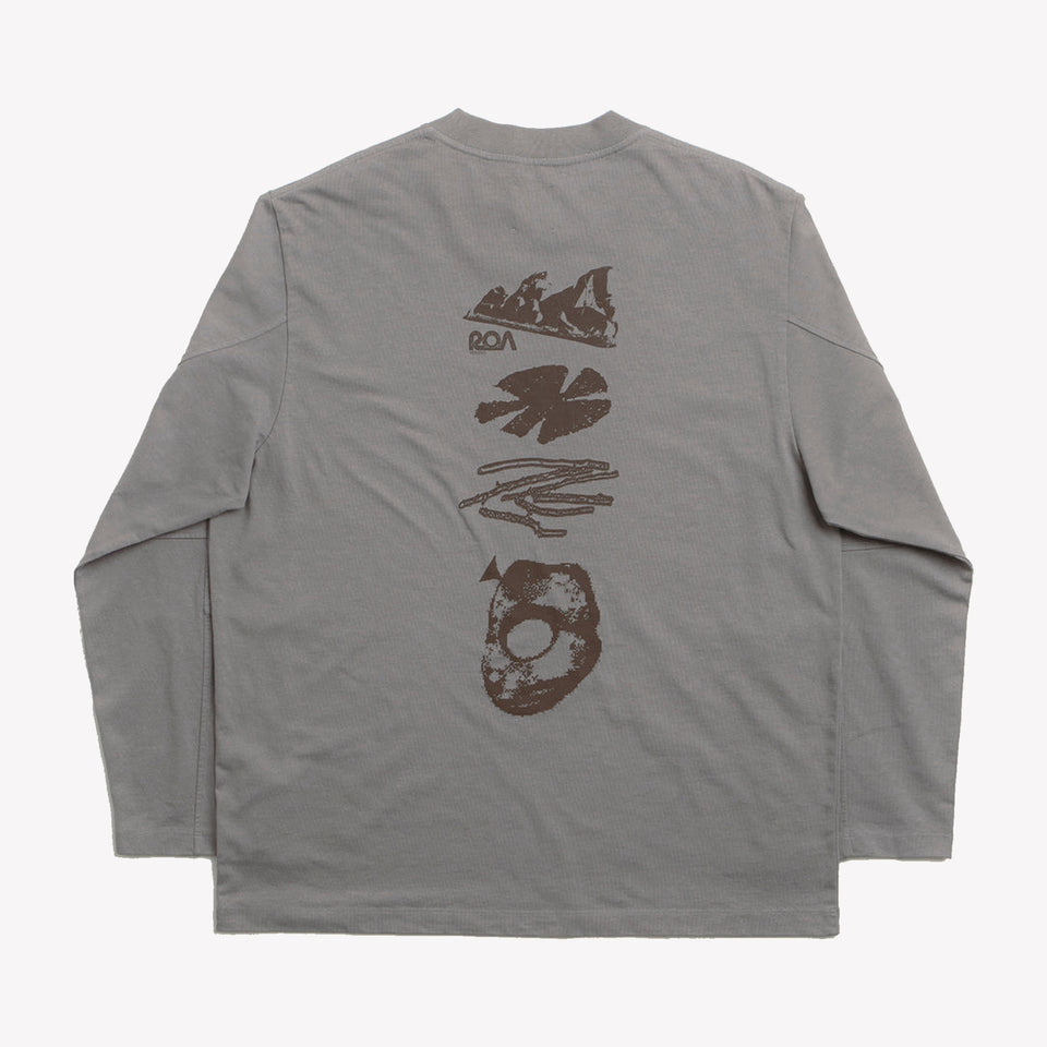 Graphic LongSleeve T-Shirt Grey