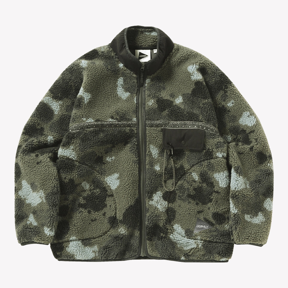 x And Wander JQ Tape Fleece Jacket Camo