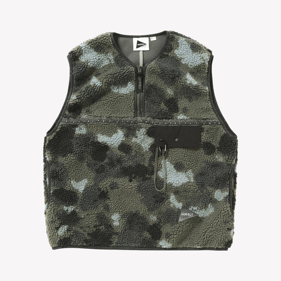 x And Wander JQ Fleece Vest Camo