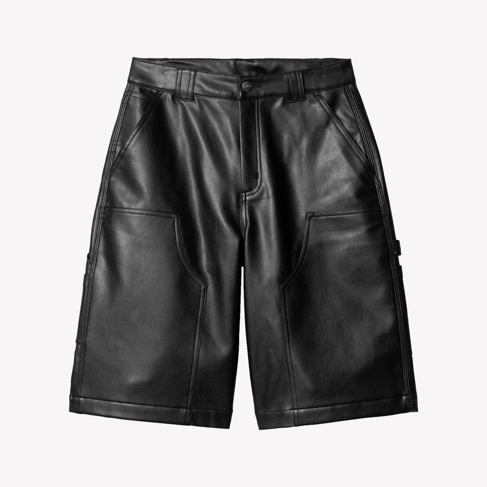 W Norwich DK Faux Leather Shorts