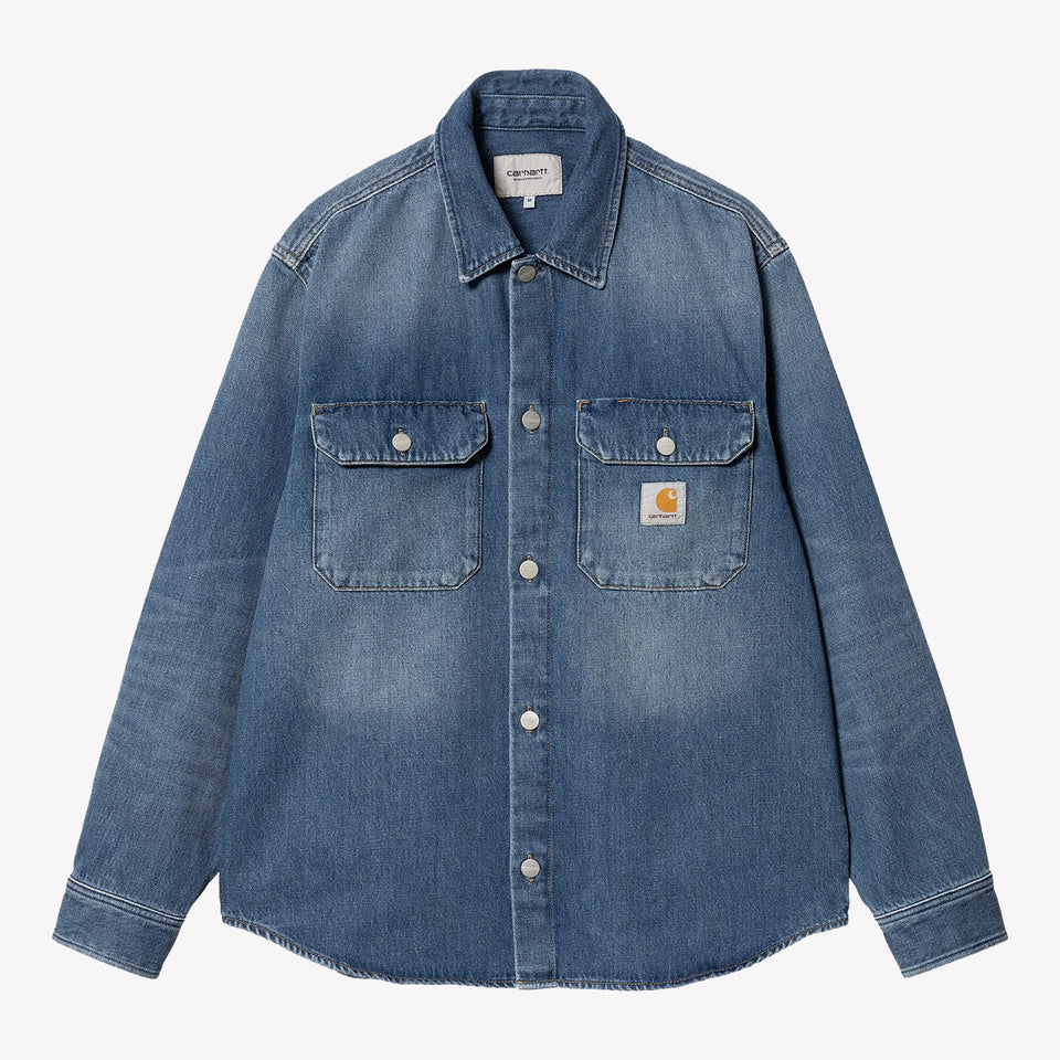 Harvey Denim Shirt Jacket Blue