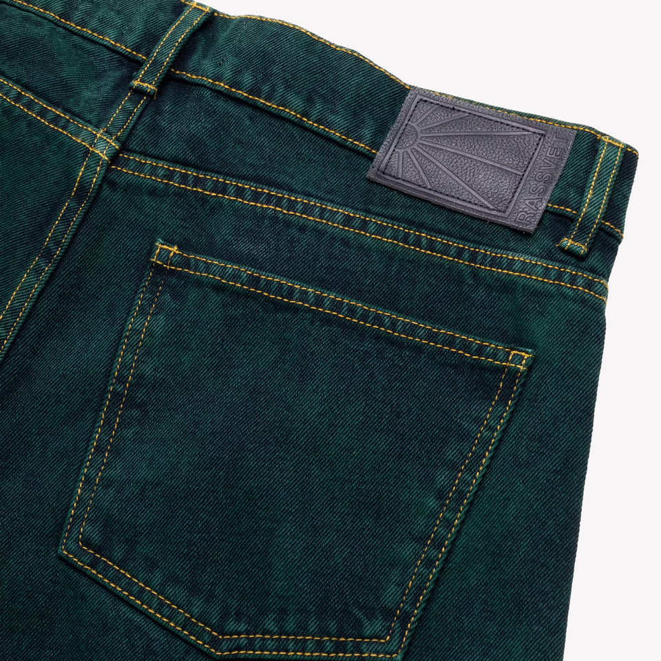 Classic Denim Pants Green