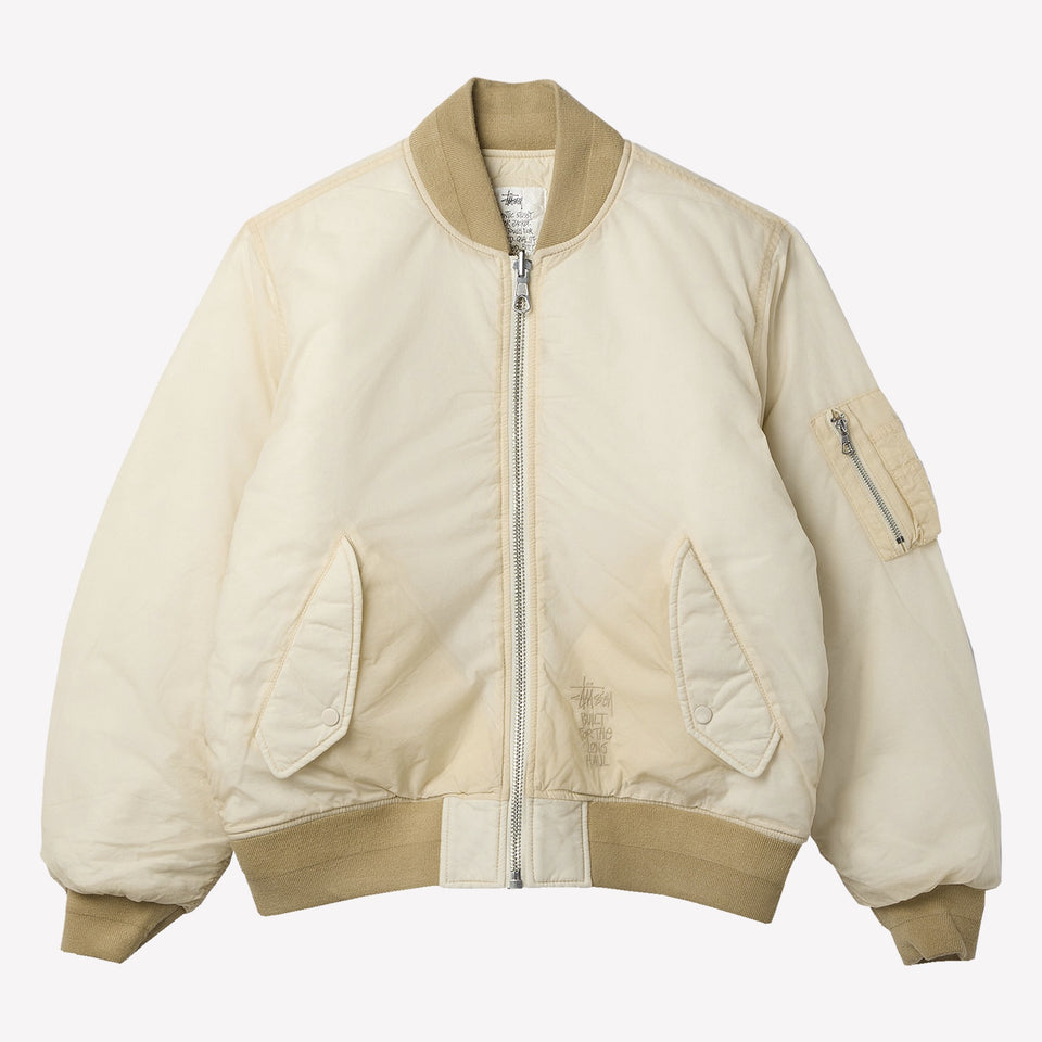 Quilted Bomber Waxed Cream