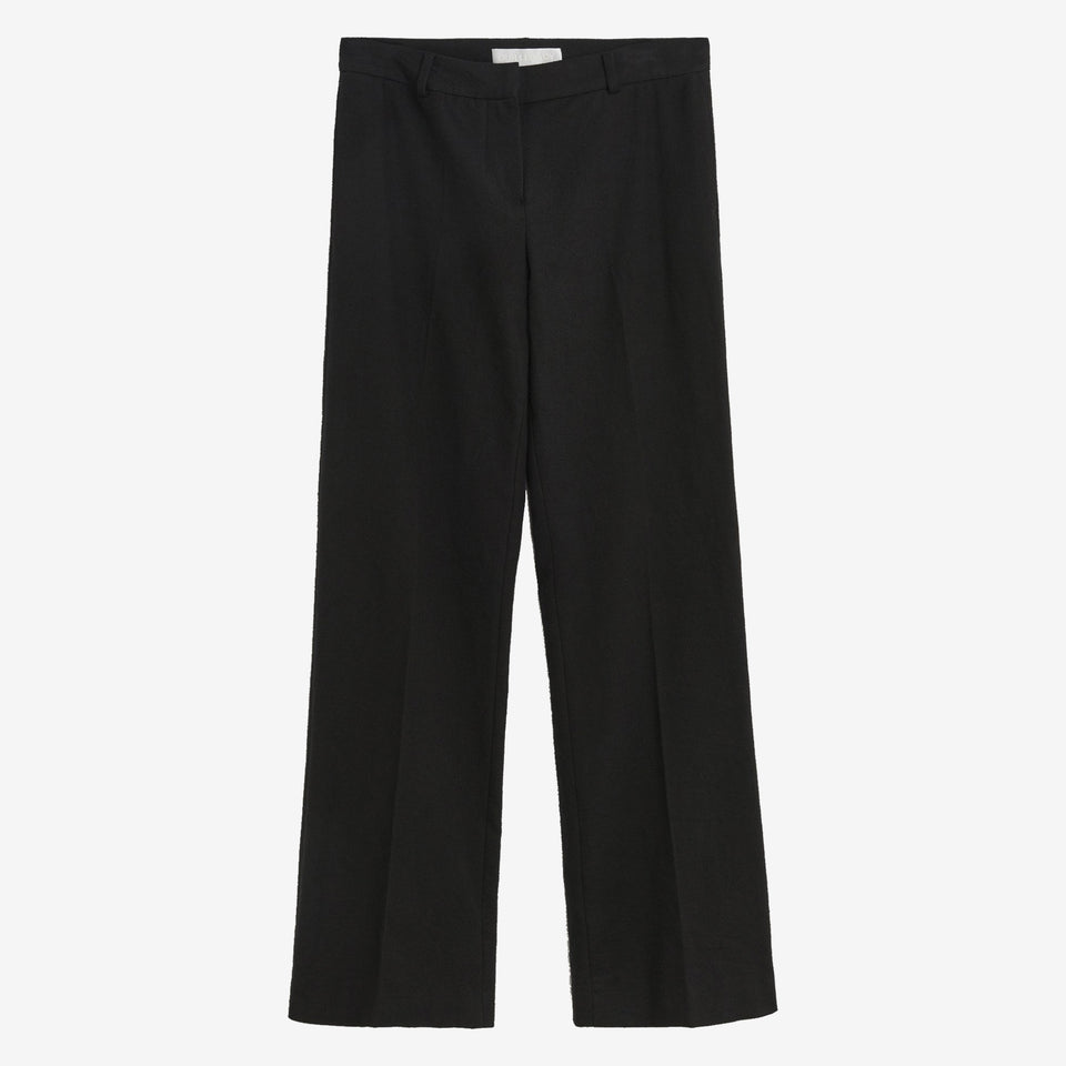 Hip Trousers Black Canvas