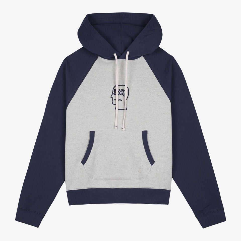 Logohead Hoodie Grey/Navy