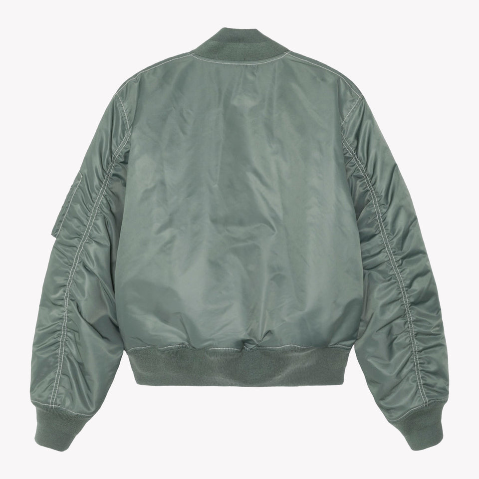 Built Bomber Jacket Green