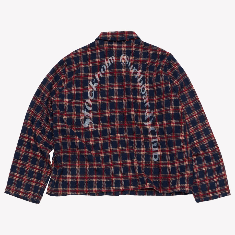 Club Overshirt Red/Blue Check