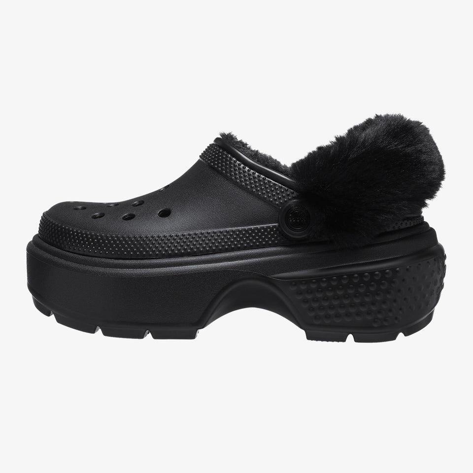 Stomp Lined Clog Black