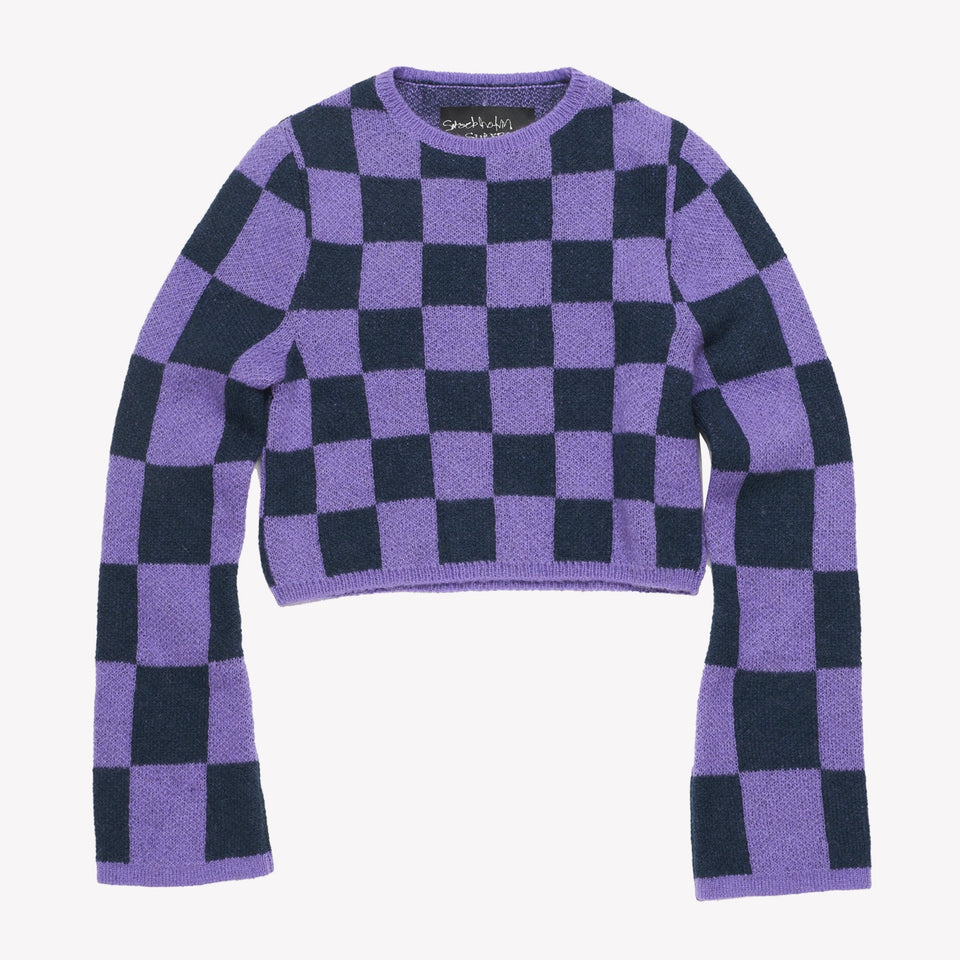 Yoko Top Purple Check