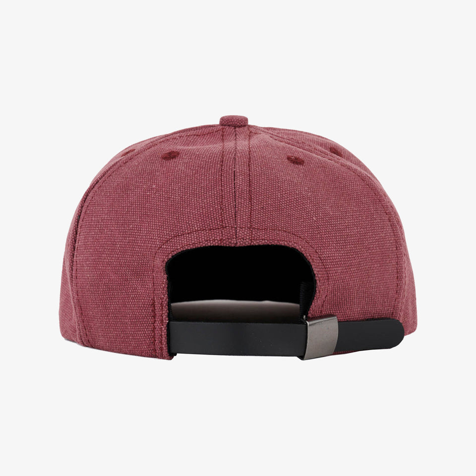 Washed Twill Logohead Hat Raspberry